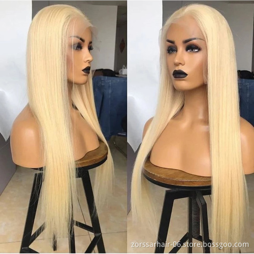 Raw blonde 613 virgin remy hair colors extensions weaving, platinum blonde human hair extension braiding